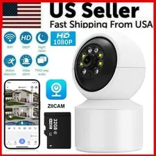 1080P WiFi Wireless Indoor Home Security Camera Night Vision Baby Pet Monitor