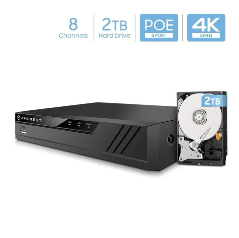AMCREST Model : NV4108E-2TB. NEW SEALED FREE SHIPPING