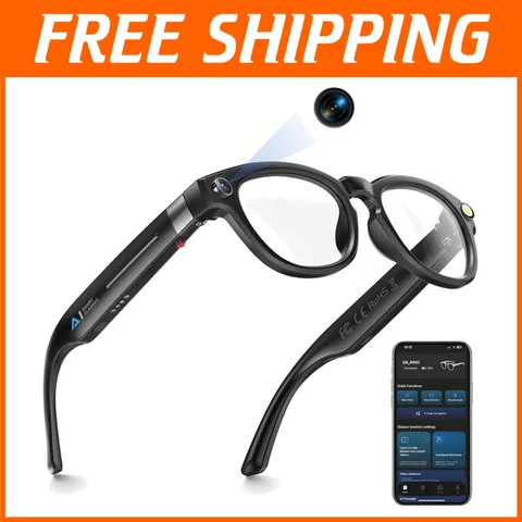 Smart Glasses with 8MP Camera & Real-Time Translation`$//